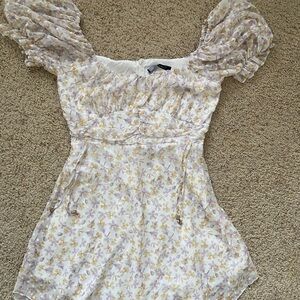 Floral Puff Sleeve Sundress